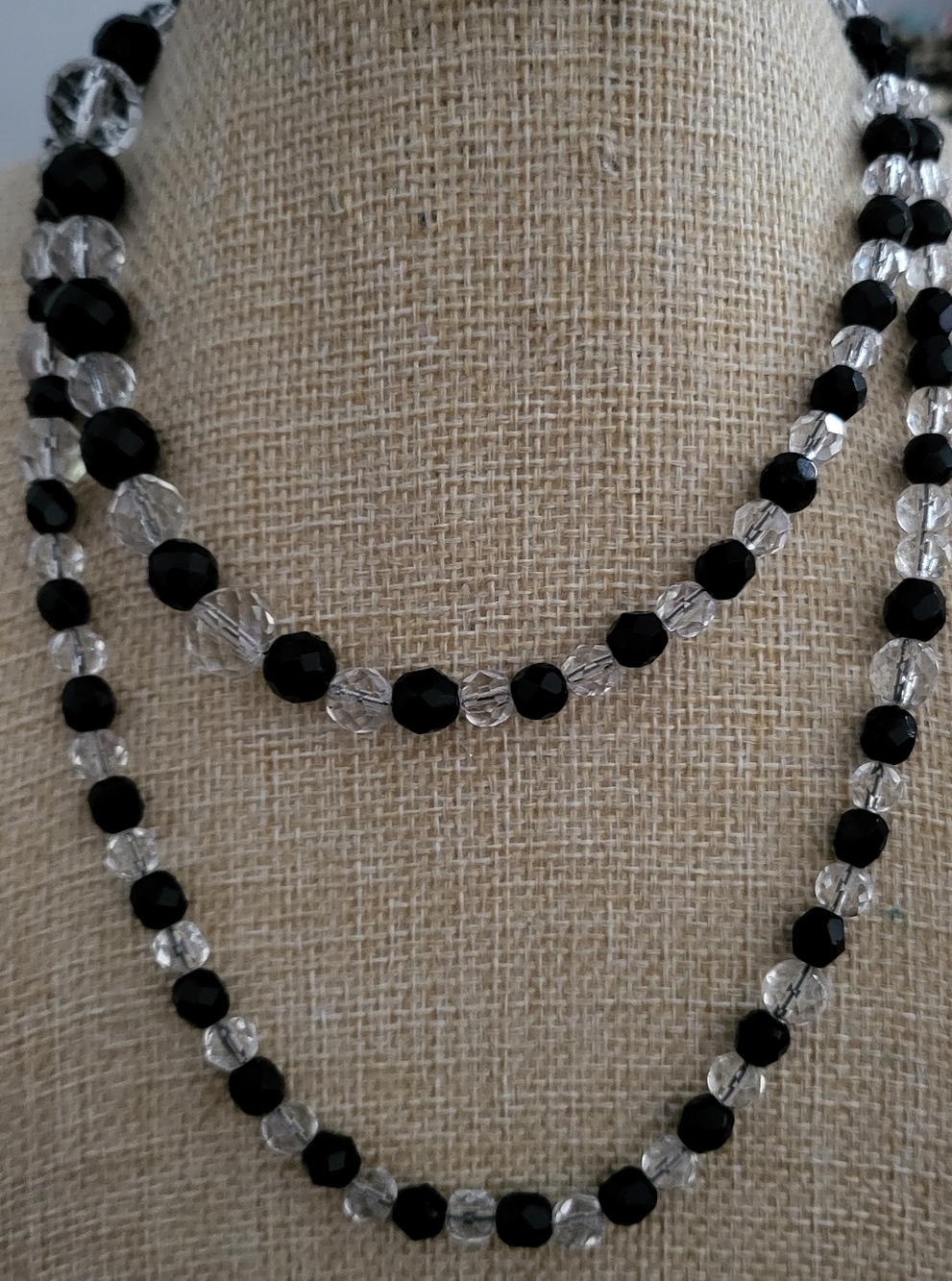 Vintage Glass Beaded Necklace